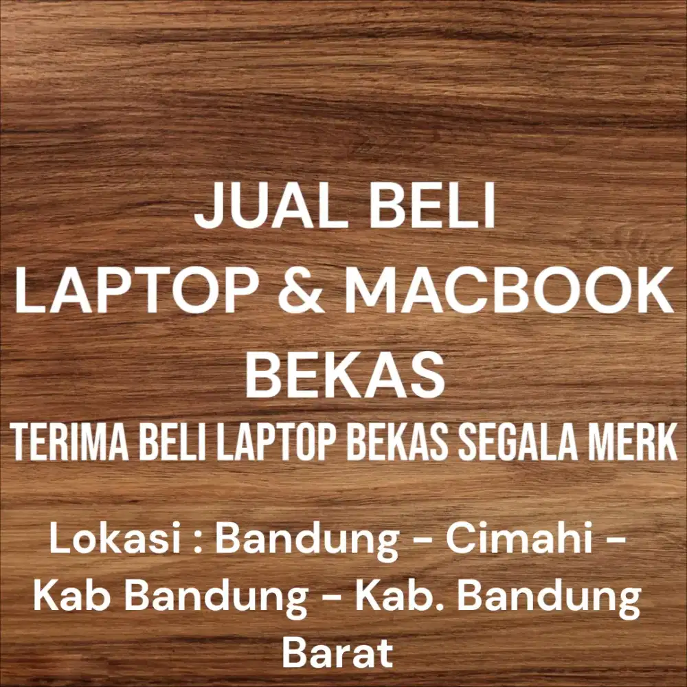 MENERIMA JUAL/BELI LAPTOP / MACBOOK BEKAS BERBAGAI KONDISI