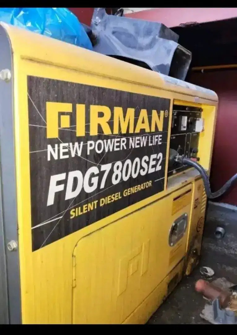 Saya menerima genset rusak atau padam gan