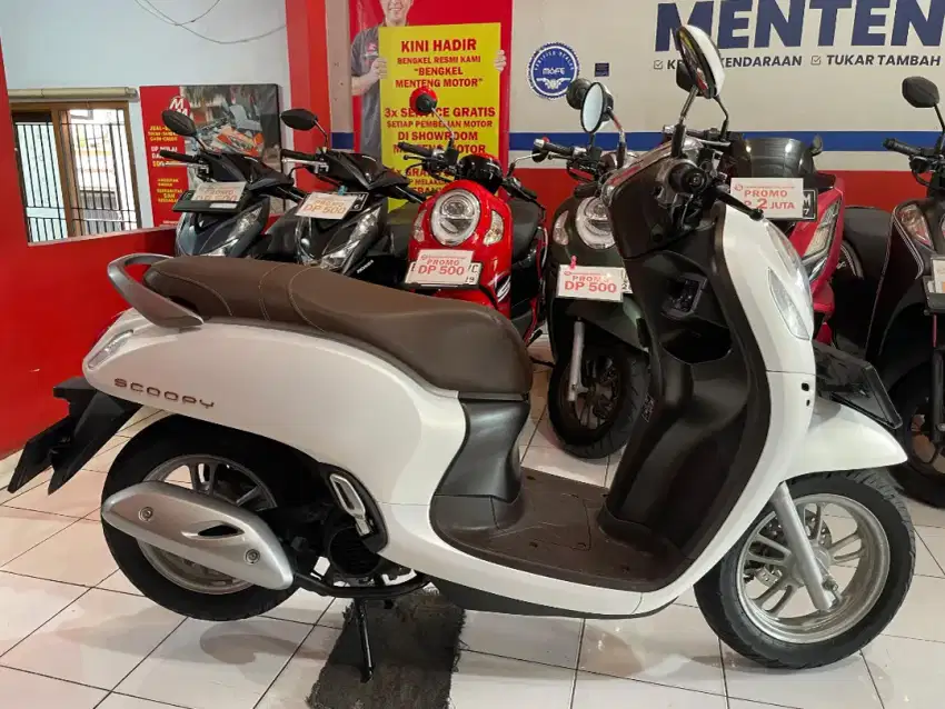 SCOOPY PRESTIGE 2021 DP PROMO HANYA 500 RIBU UNIT SECOND SEPERTI BARU