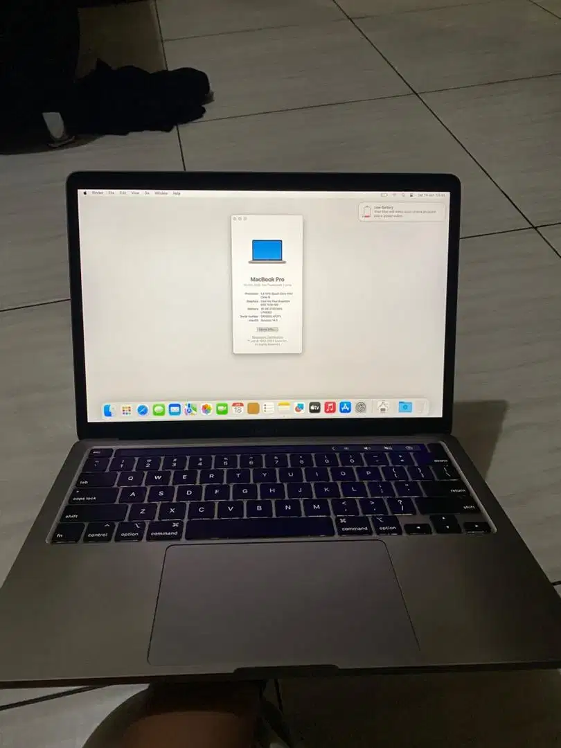 Macbook pro 13” 2020 CTO i5/16/256gb muluss murahh