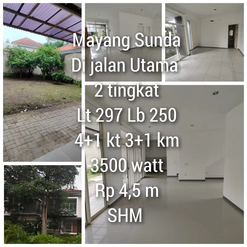 murah  rumah lux mainroad mayang sunda kota baru parahyangan bandung