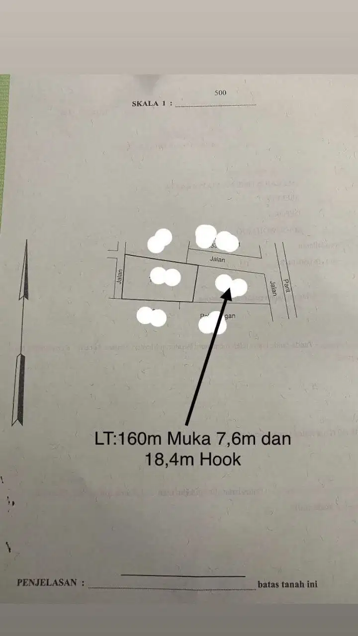 Tanah Hook Dijual Timur Jogja Bay Maguwoharjo Depok Sleman.STRATEGIS