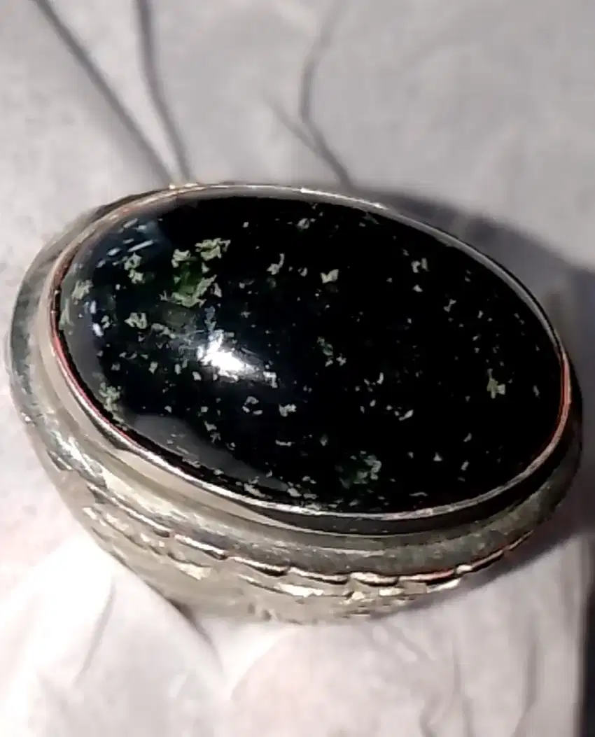 Natural Black Jade Lawasan Jumbo 