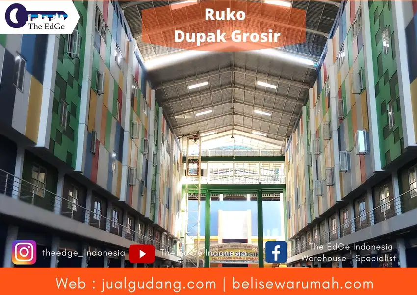 Dijual/Disewakan Ruko Dupak Hook Surabaya Pusat