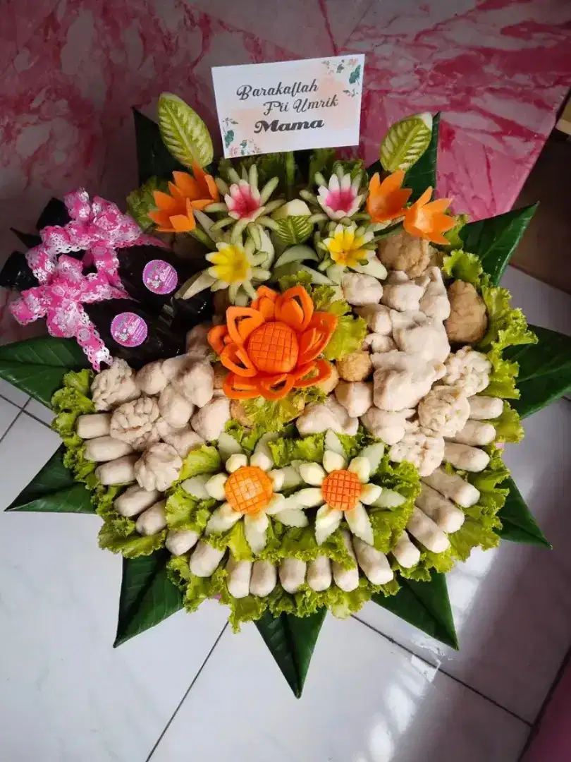 Tumpeng Pempek - Pempek Isi 100