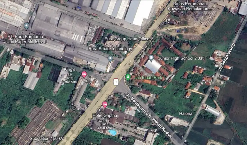 DIJUAL Tanah 970m di Jl. Boulevard Jati Wetan KOTA KUDUS.