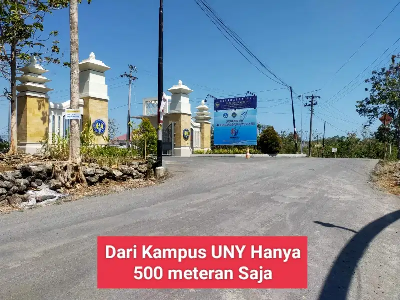 Jual Tanah murah di dekat kampus UNY Gunungkidul