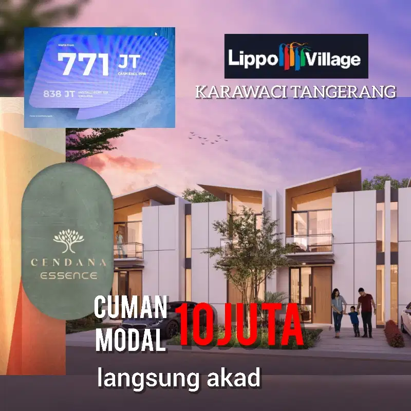 lippo karawaci, tangerang, curug, legok, binong, gading serpong