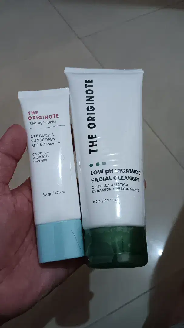 Facial / Face Wash dan Sunscreen