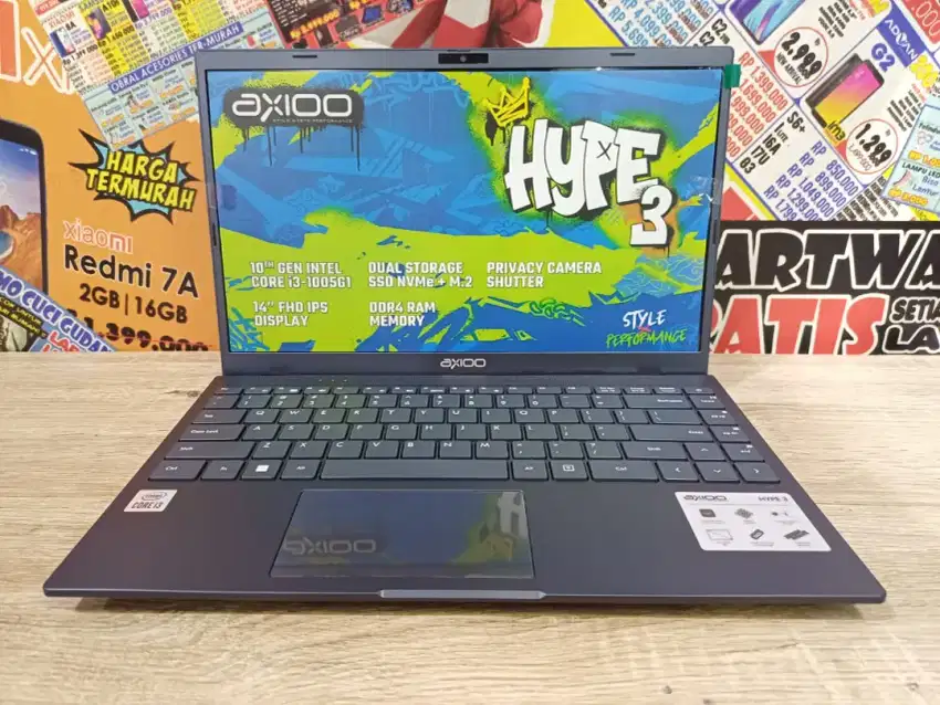 PROMO KREDIT LAPTOP DP 0 | AXIOO HYPE 3 RAM8GB | BISA BUAT DESAIN EDIT