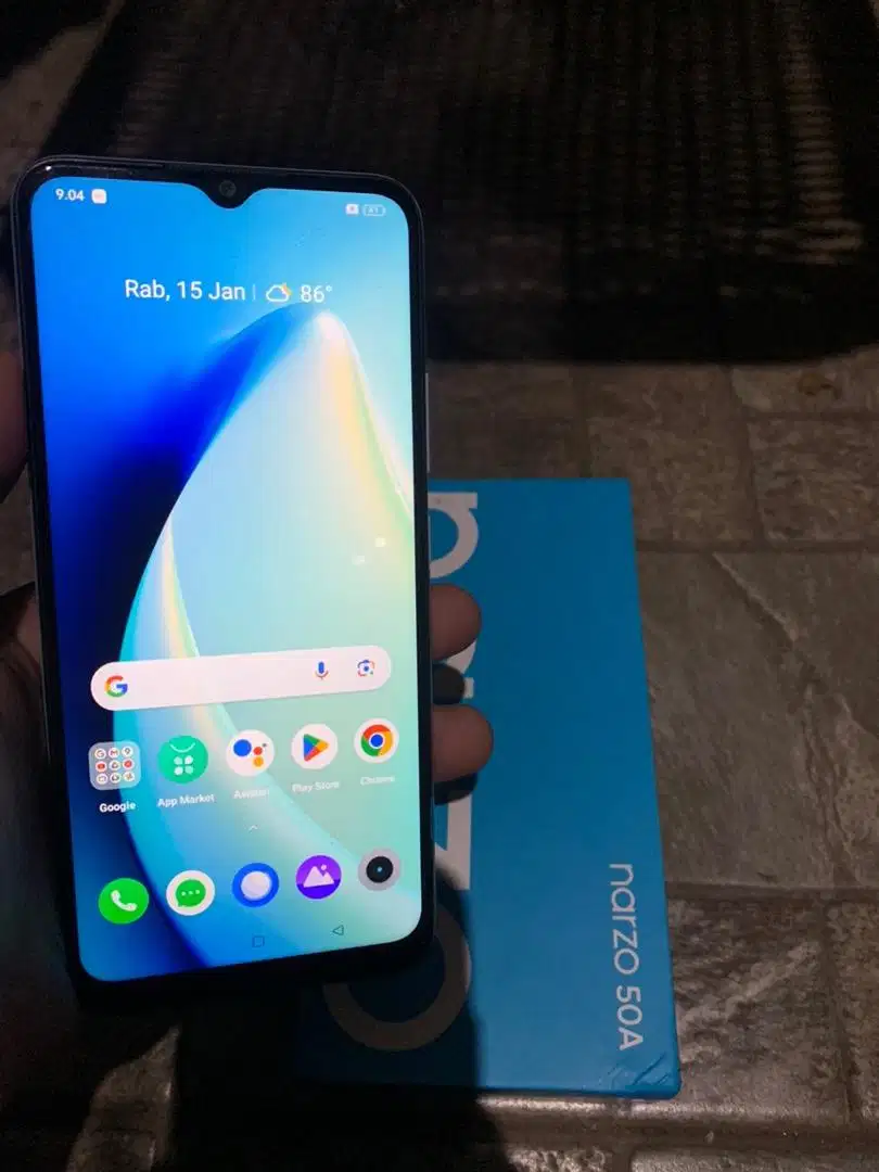 Realme narzo 50a 4/64gb fullset