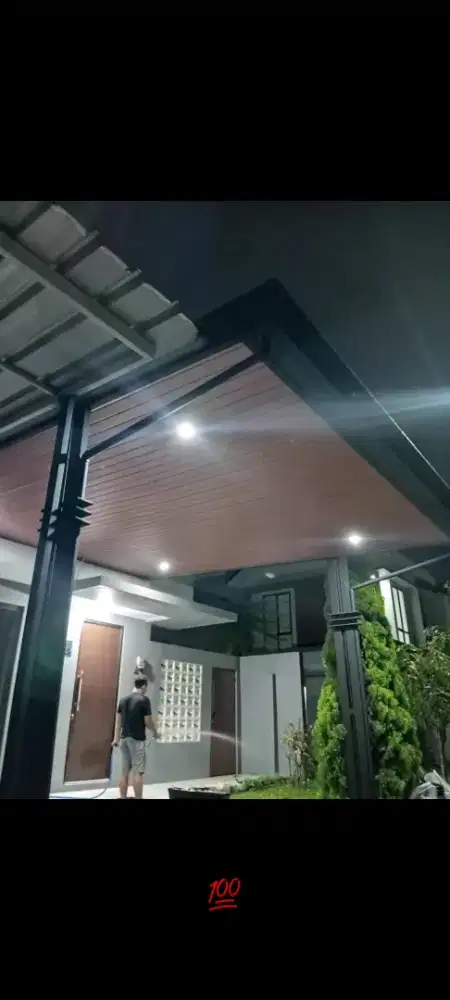 Kanopi hollow galvanis