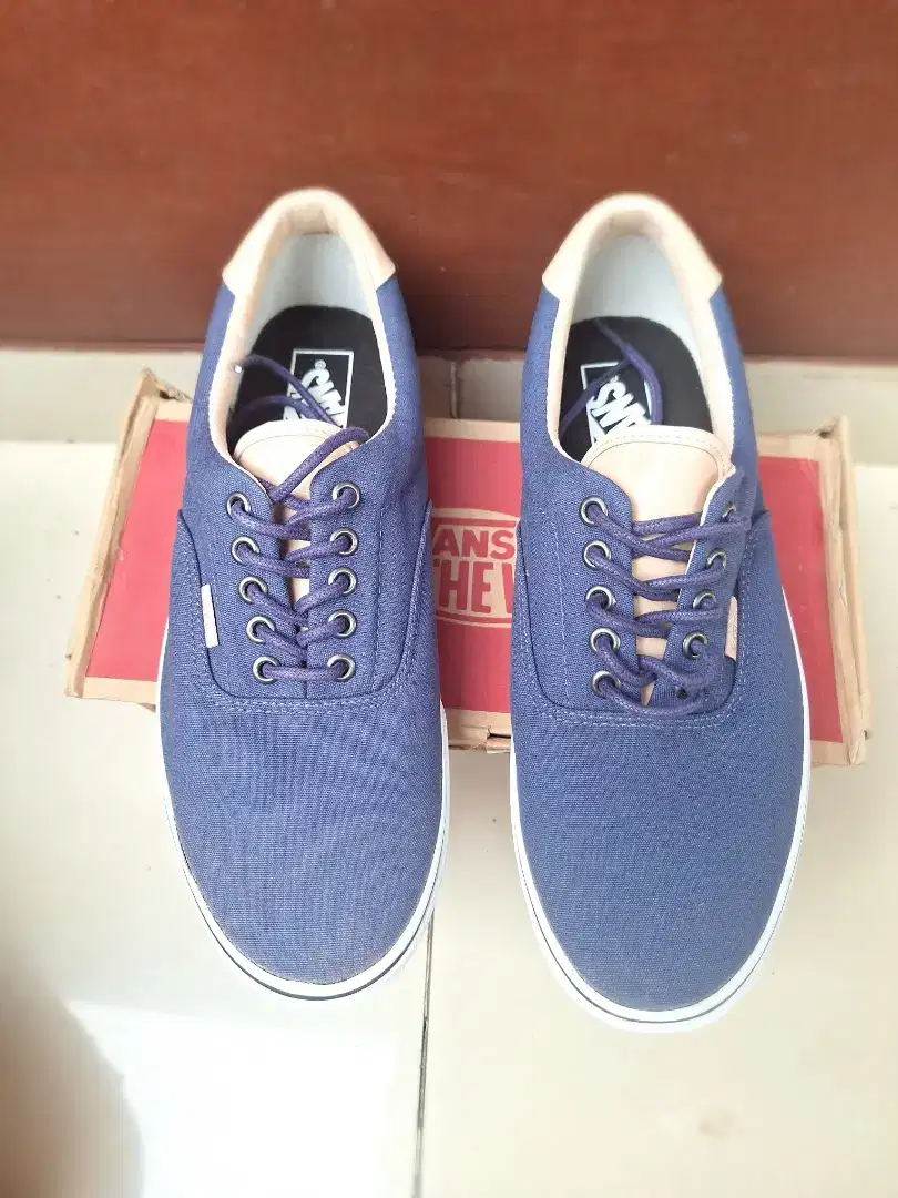 Sepatu Vans Era 59 Veggie Tan Crown Blue