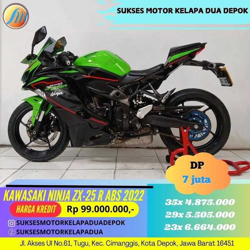 NINJA ZX 25 R ABS 2022 CASH/KREDIT PROSES MUDAH 1 HARI ACC