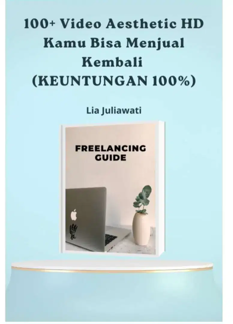 Produk digital ratusan video aesthetic siap pakai bisa dijual kembali