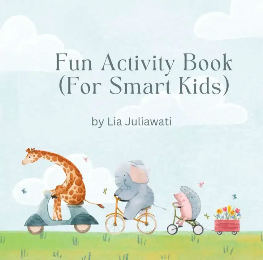 Produk digital printable activity books for kids