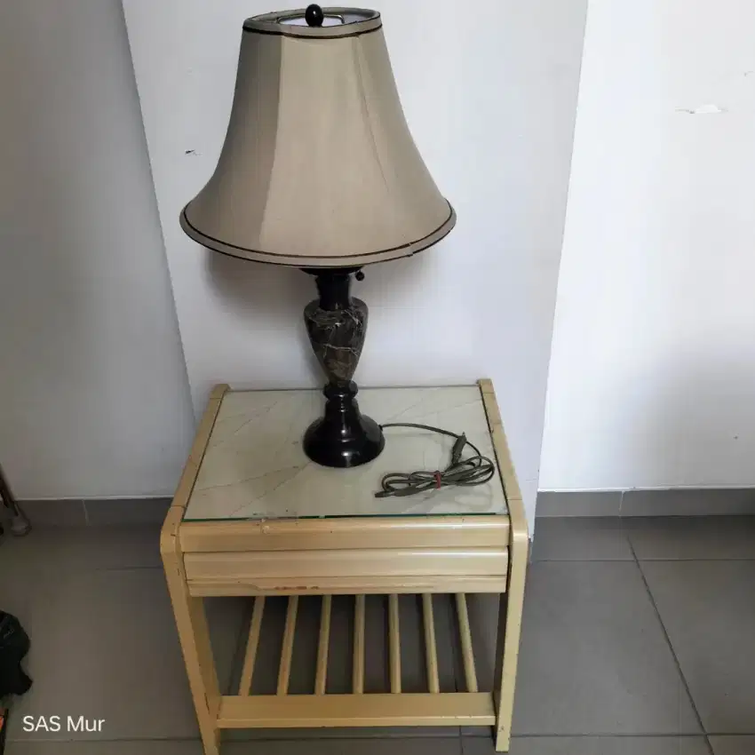 Lampu Meja Hias Warna Coklat