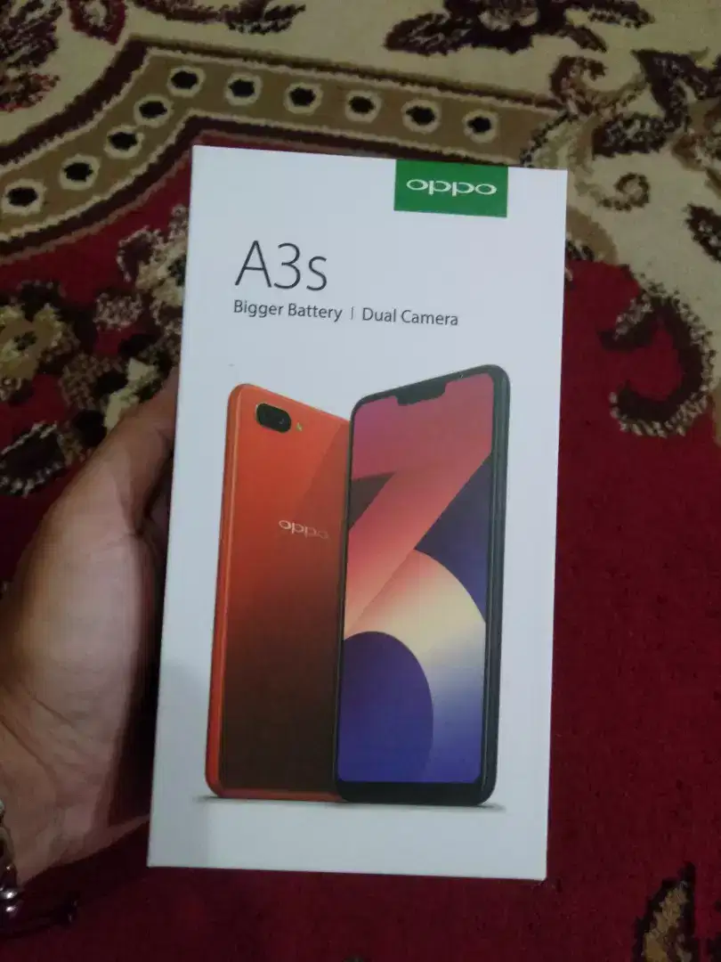 Di jual hp oppo a3s ram 6gb internal 128gb siap pakai