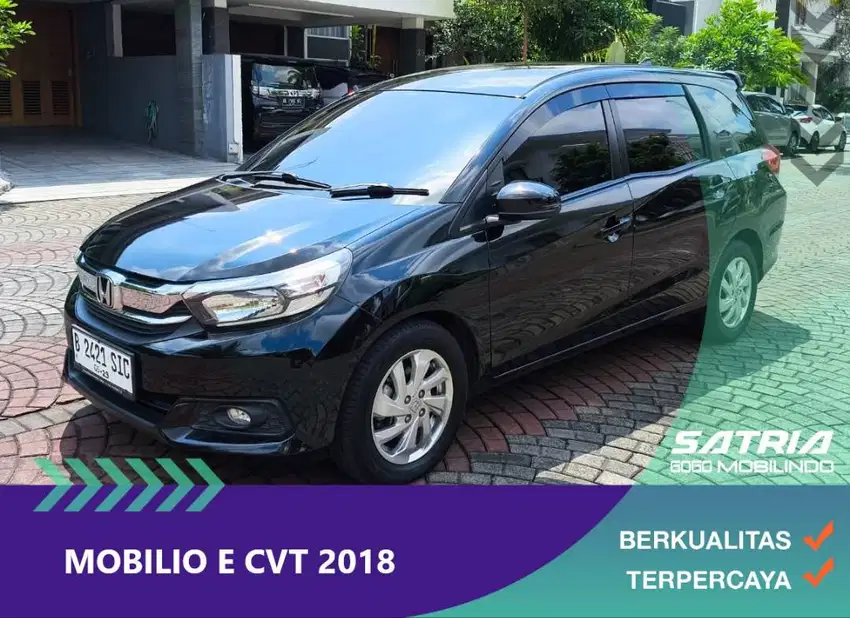 (Dp 8 Jt) Honda Mobilio E CVT 2018 // Mobil Siap Pakai