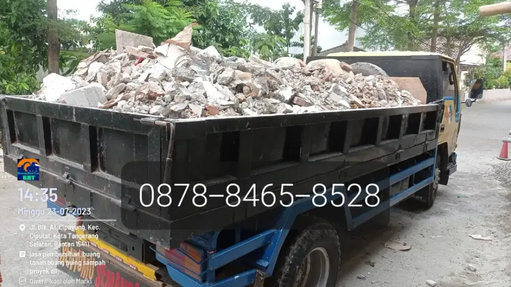 Jasa buang puing sampah