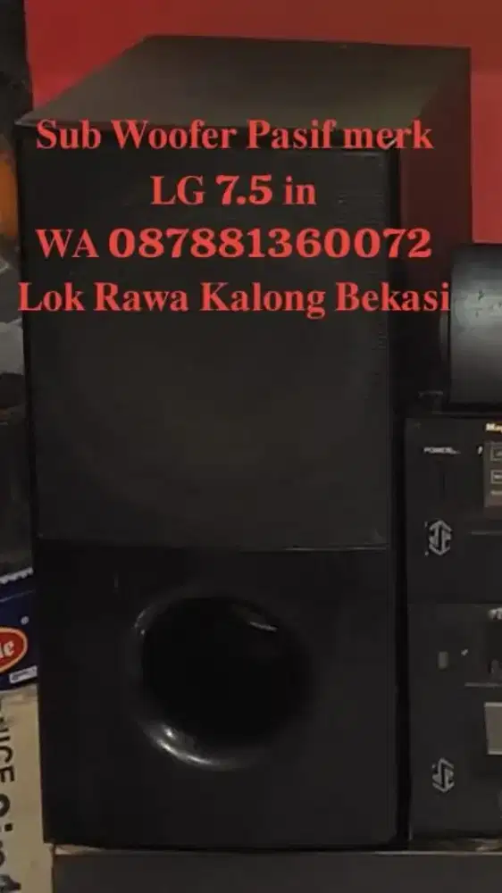 SUBWOOFER PASIF MERK LG