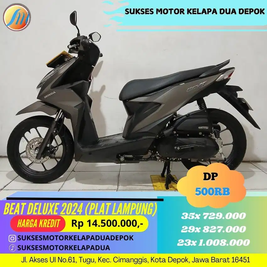 BEAT DELUXE 2024 (PLAT LAMPUNG) CASH/KREDIT/TUKAR TAMBAH