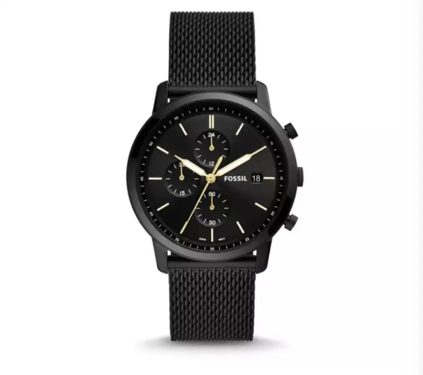 Fossil FS5943 Limited Edition Minimalist Chronograph Black Stanless