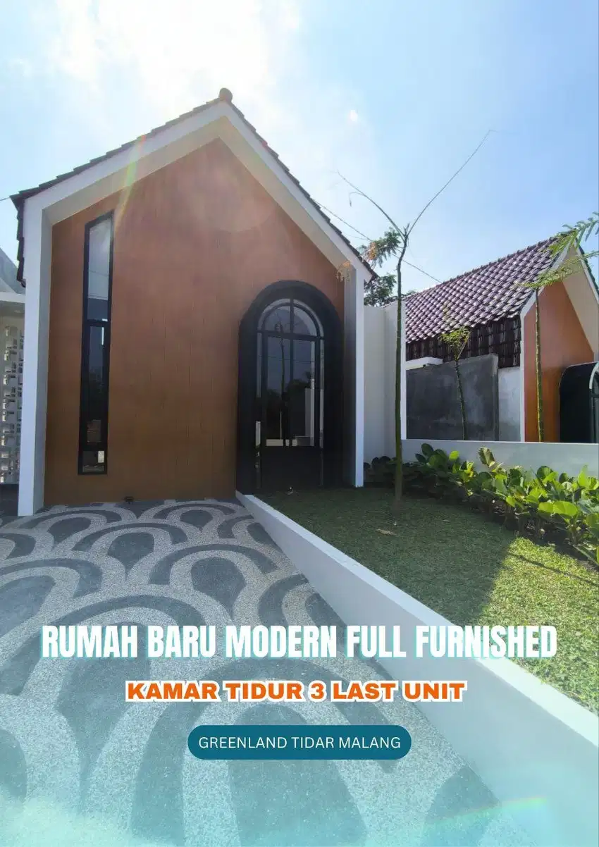 Rumah Baru Furnished di Greenland Tidar Malang