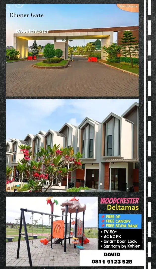 Rumah murah Woodchester Deltamas type 68 bebas banjir Free DP Free PPn