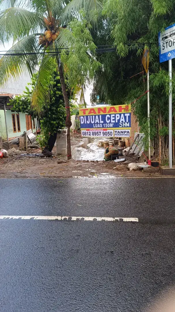 Dijual tanah pinggir jalan srengseng sawah dekat setu babakan