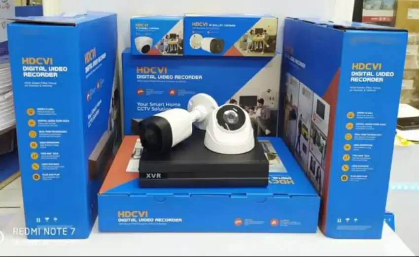 Paket cctv oem 8 ch 4 camera 2mp