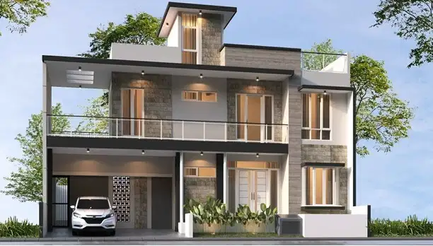 rumah villa luas view pegunungan lokasi atas BNS