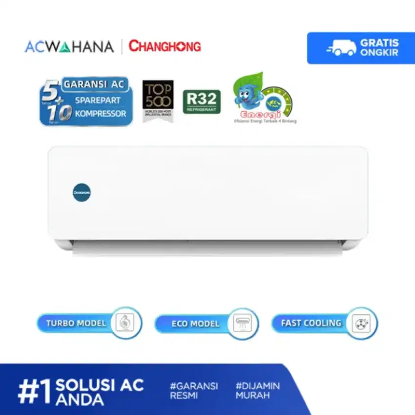 AC Split 1 PK CHANGHONG - CSC 09NVB4 [INDOOR + OUTDOOR UNIT ONLY]