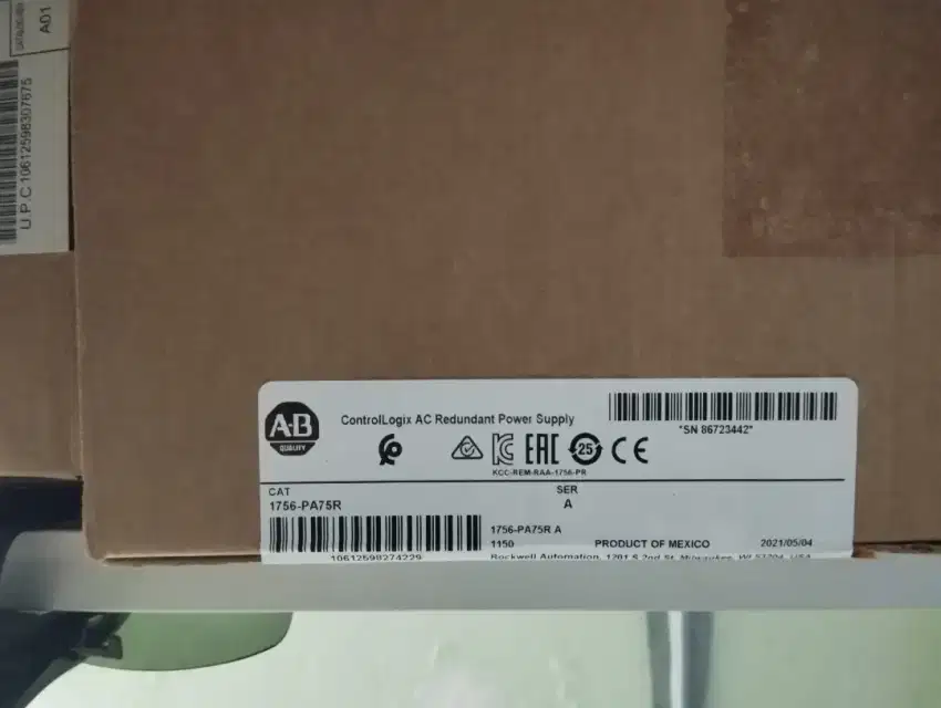 AC redundant power supply AB plc
