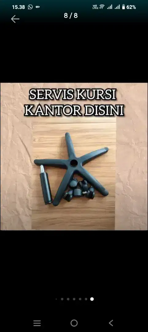 Jasa Perbaikan Kursi Kantor Rusak