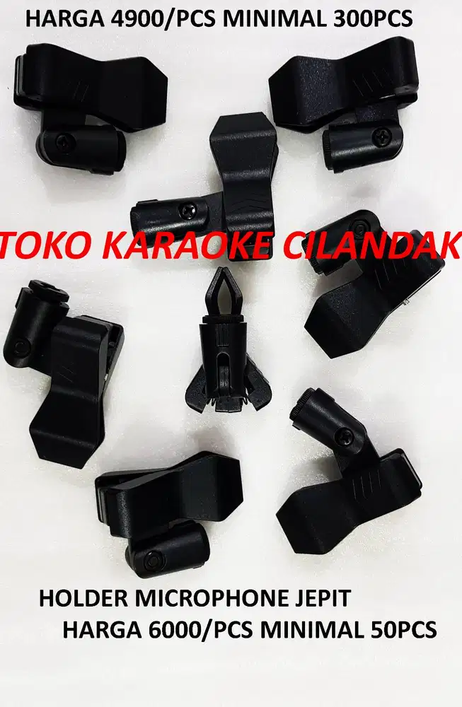 HOLDER MICROPHONE JEPIT   HARGA 6000/PCS MINIMAL 50PCS