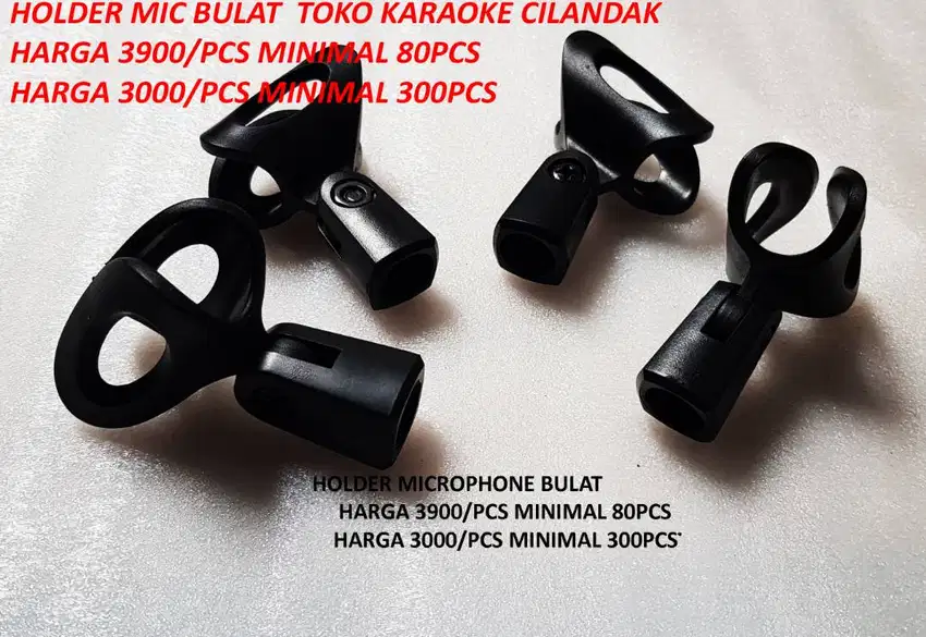 HOLDER MICROPHONE BULAT HARGA 3900/PCS MINIMAL 80PCS