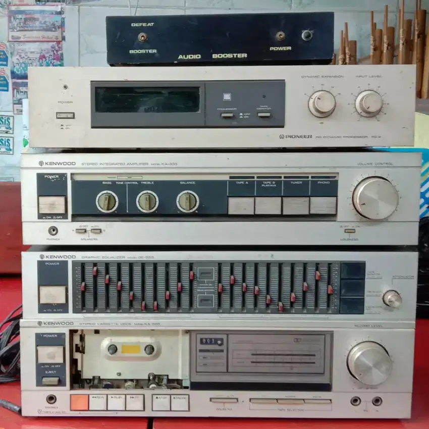 1 set tape deck Kenwood lawasan