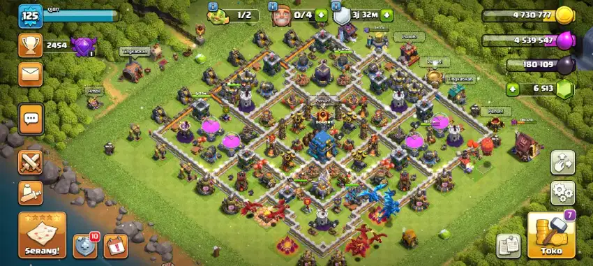 Game COC Town Hall 13 Akun Pribadi Main Sejak Tahun 2017