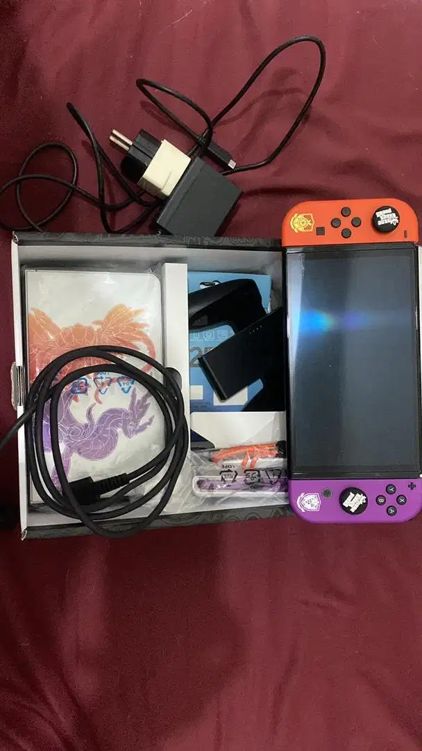 Nintendo Switch Oled Dualbooth Fullset Secondhand