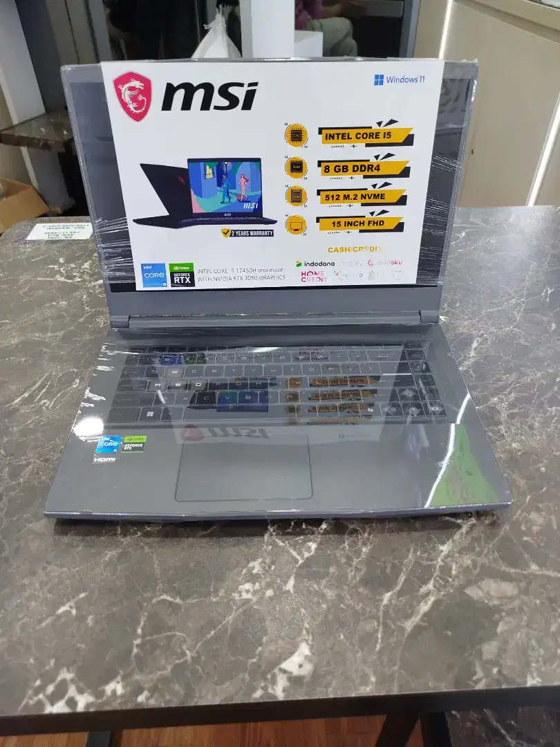 Laptop MSI GF63 Kredit tanpa dp