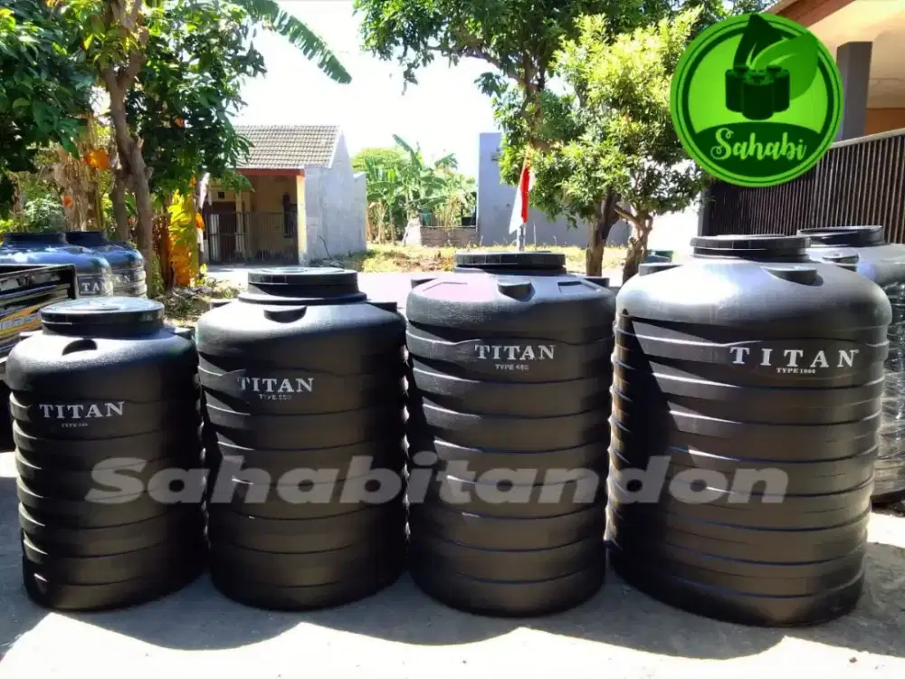 Tandin Air / Toren Air / Tangki Air Murah Titan bersertifikat Halal