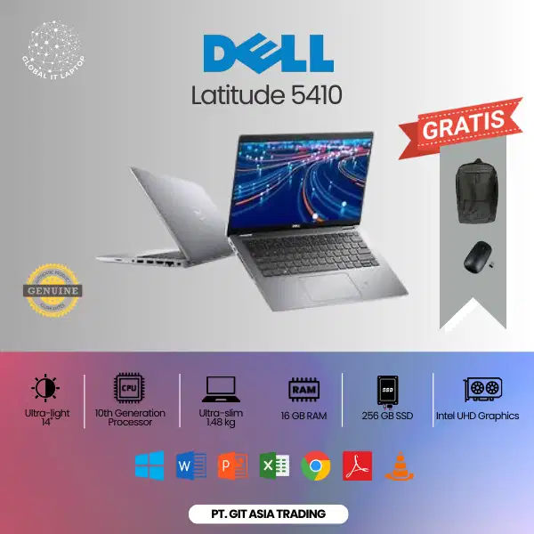 10.	DELL LATITUDE 5410 CORE I5 10TH GEN