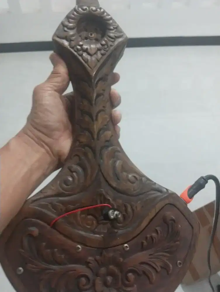 Jual biola elektrik ukiran motif Eropa,China, Indonesia(Bali )