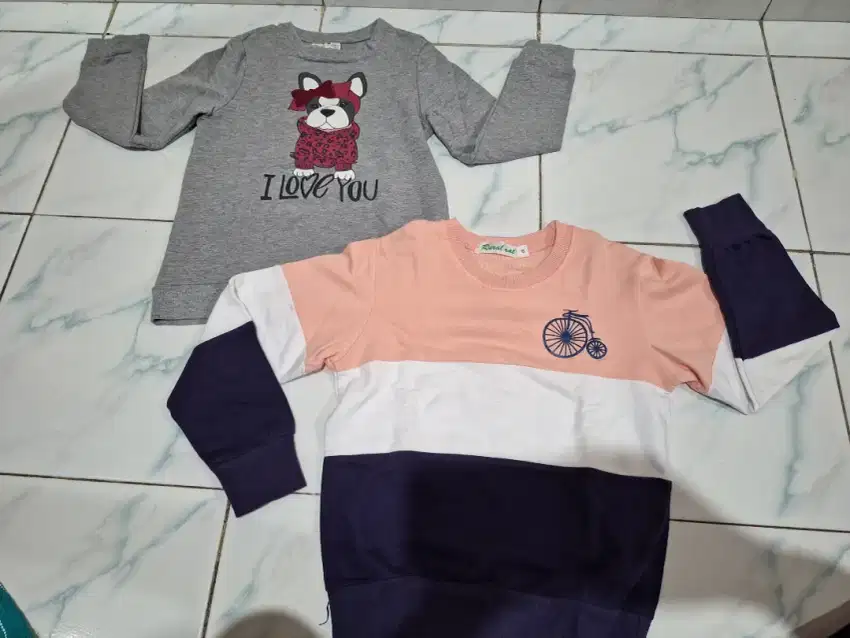 PL sweater anak import dan merk OVS bahan tebal size 4-6thn