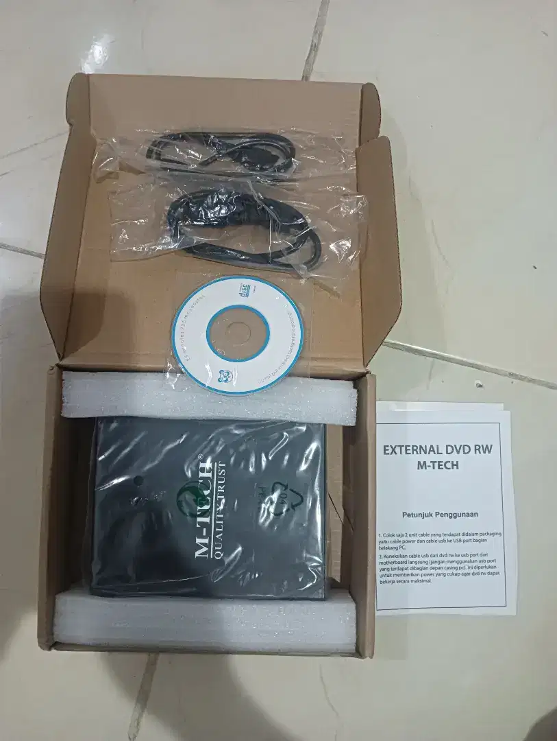 External DVD RW MTECH baru