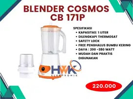 COSMOS CB-171 P Blender Plastik 1 Liter