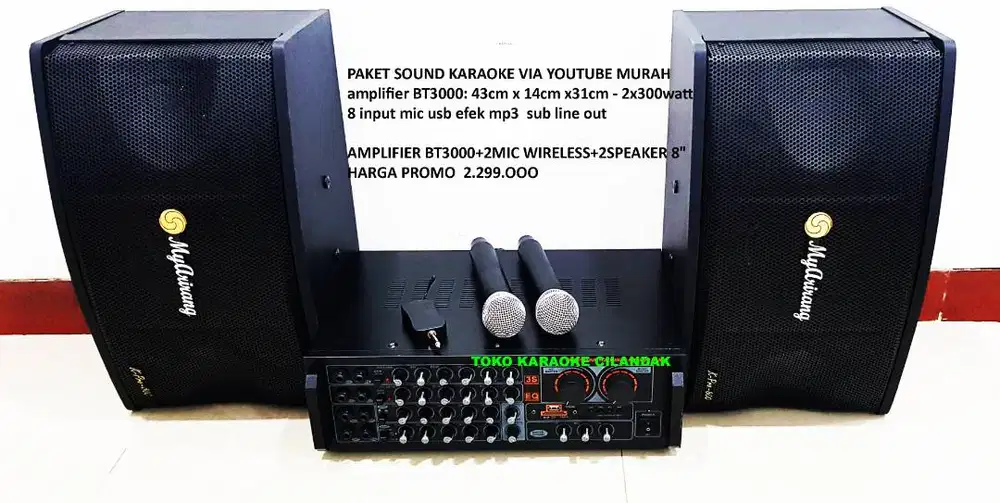 new paket karaoke sound kualitas bagus