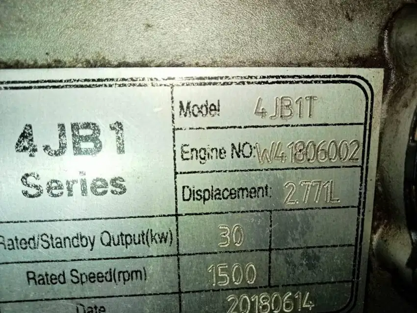 MESIN GENSET  4JB1 SERIES