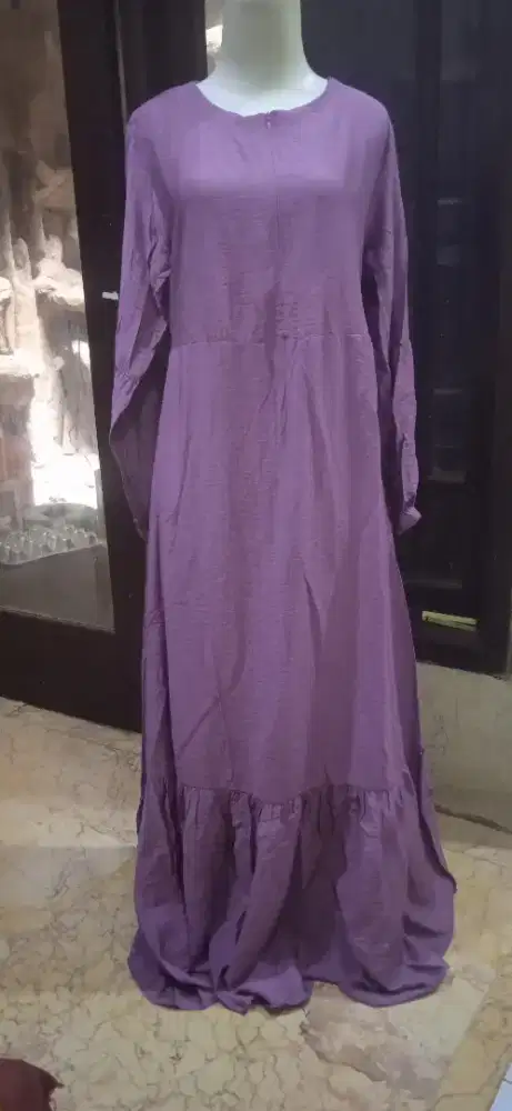 Gamis katun busui LD 104 pjg. 140